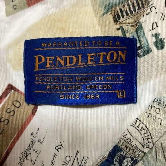 Pendleton Short Sleeve Button Down Size L - Picture 10 of 11